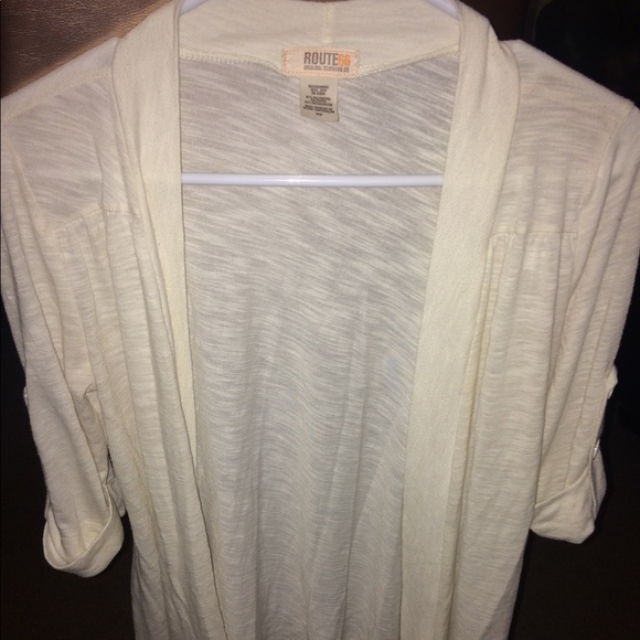 White sheer cardigan - Picture 2 of 5
